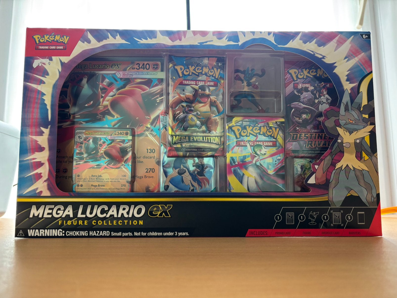 Pokemon Mega Lucario ex Figure Collection, Ophalen of Verzenden, Zo goed als nieuw, Booster
