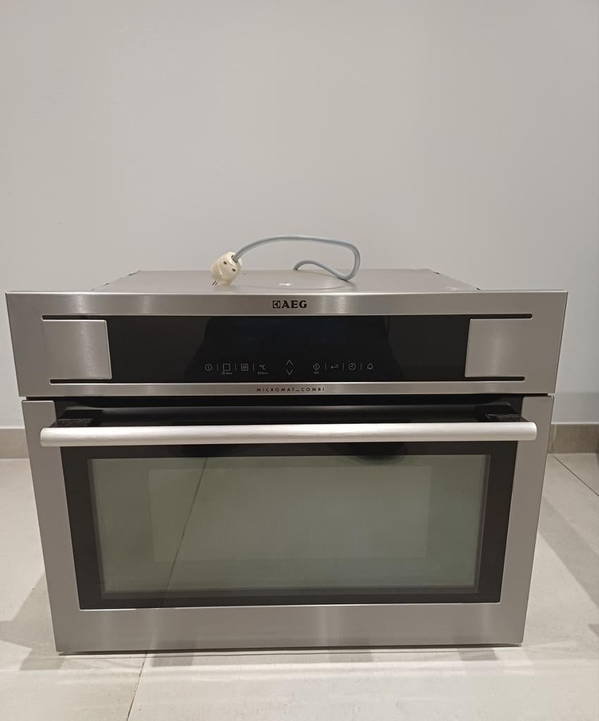 AEG Micromat-Combi inbouw oven 45cm, Elektronische apparatuur, Ovens, Ophalen, Zo goed als nieuw, Oven met grill, Inbouw