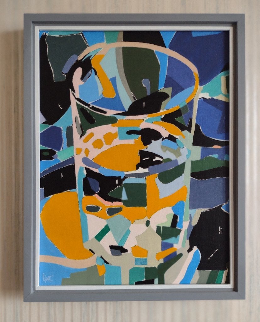 Petite peinture, Antiquités & Art, Art | Peinture | Moderne, Nature morte, Peinture à l'huile, Autres matériaux, Prêt à accrocher
