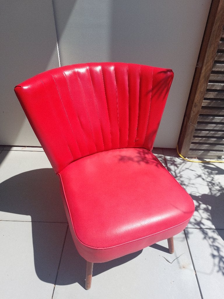 Vintage zeteltje, Ophalen, Gebruikt, Leer, Vintage