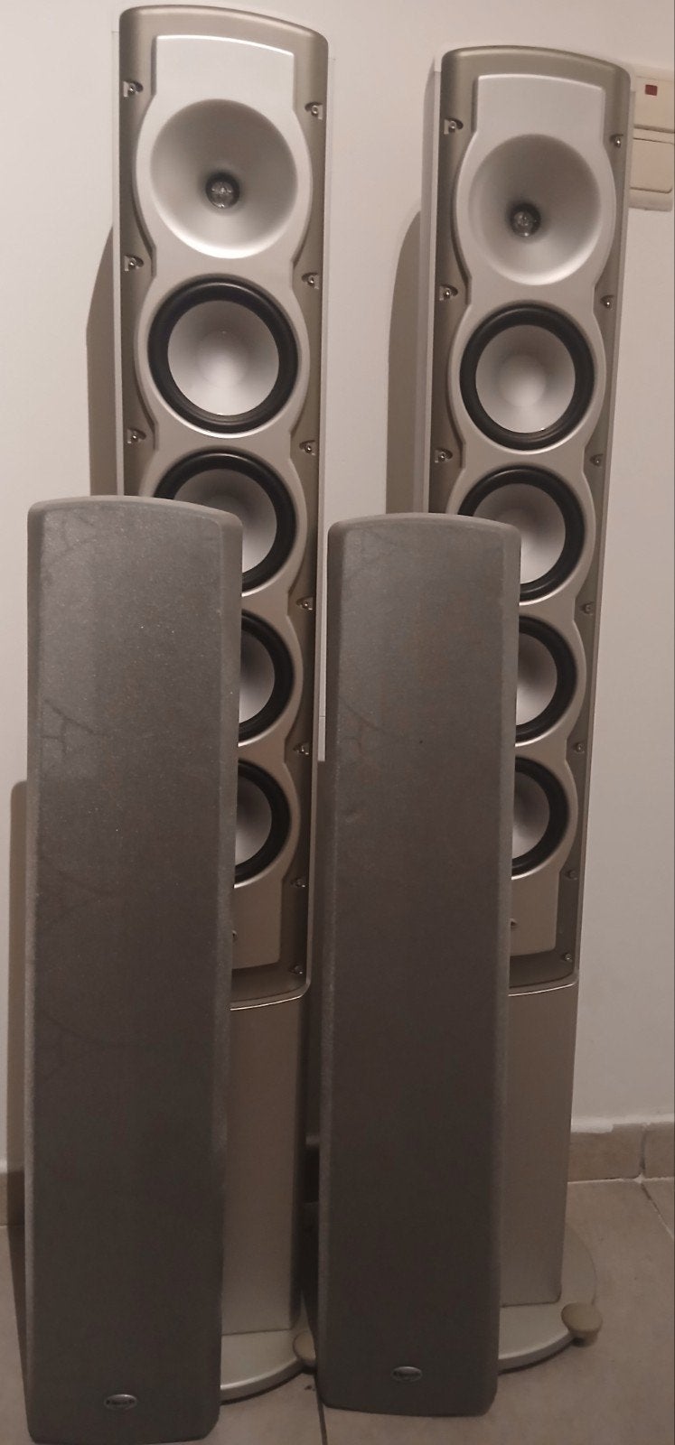 Klipsch RVX-54 High-End Zuilluidsprekers (Set van 2) + Kabel, Enlèvement, Subwoofer