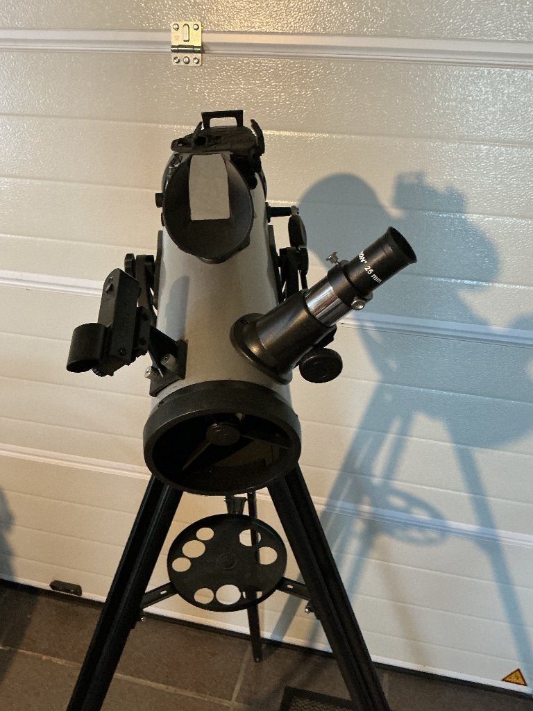 Celestron starsense explorer 114 az, Audio, Tv en Foto, Optische apparatuur | Telescopen, Ophalen, Zo goed als nieuw, Met statief