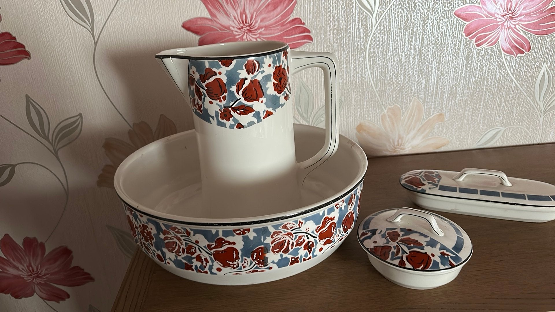 Toilette set porcelaine, Antiquités & Art, Enlèvement