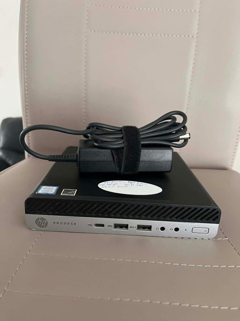 PC -Mini HP Prodesk . -600 G4 -DM, 8 GB, 512 GB, Enlèvement, SSD