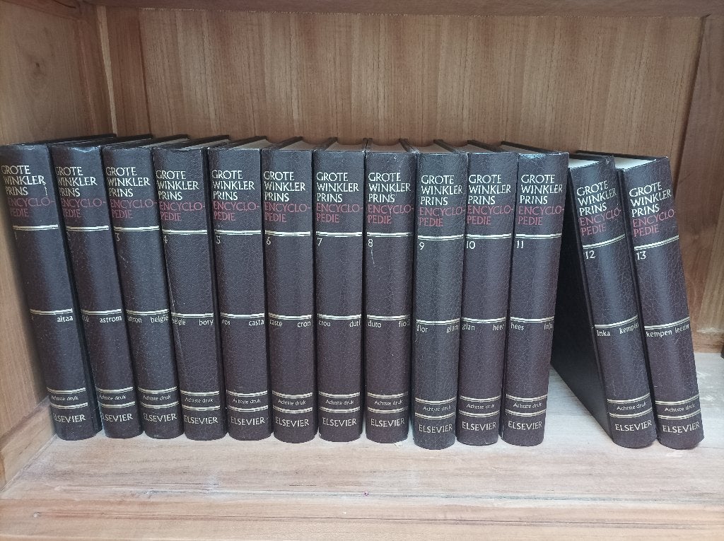 Encyclopedie Winkler Prins, Complete serie, Algemeen, Elsevier, Ophalen