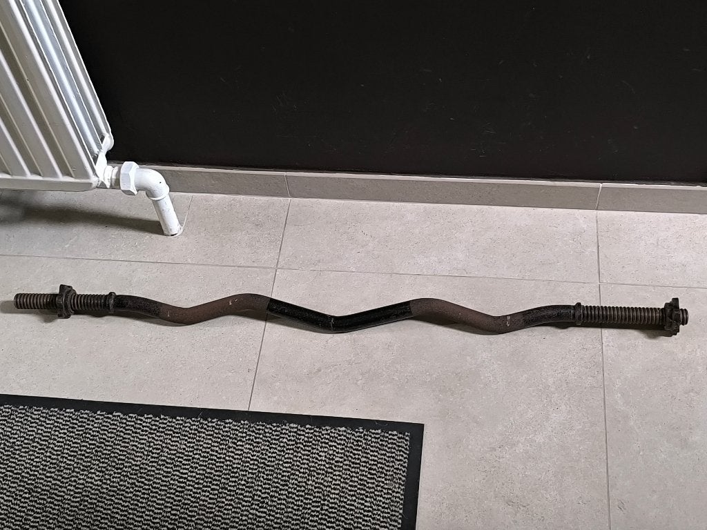 Barre EZ Curl 120cm, 7kg (30mm), Enlèvement, Utilisé, Bras, Barre d'haltères