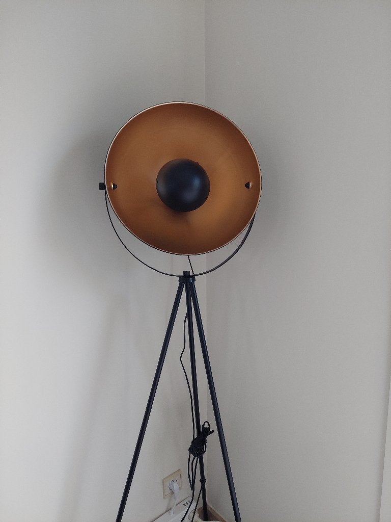 Staanlamp, Ophalen, 100 tot 150 cm, E27 (groot), Zo goed als nieuw