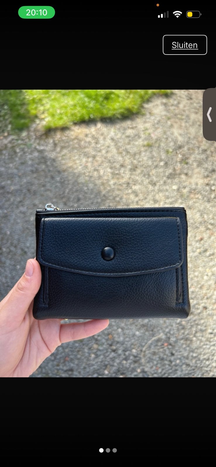 Portemonnee, Handtassen en Accessoires, Ophalen, Zo goed als nieuw, Zwart, Overige merken