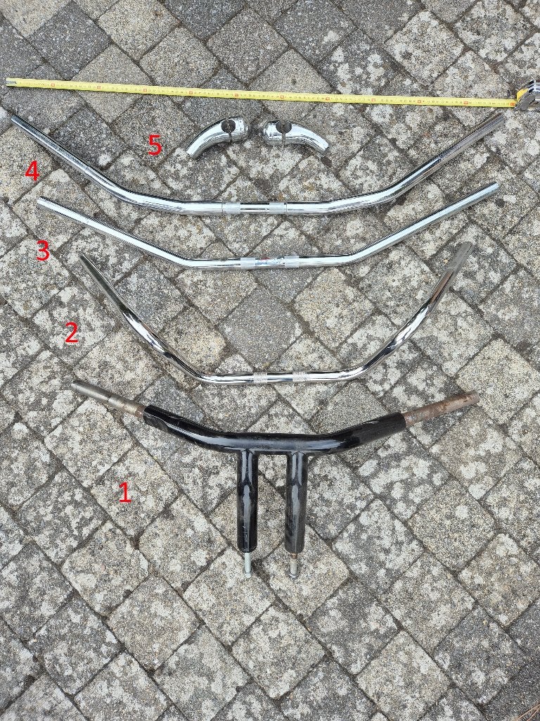 Harley Davidson stuur en risers, Enlèvement, Utilisé