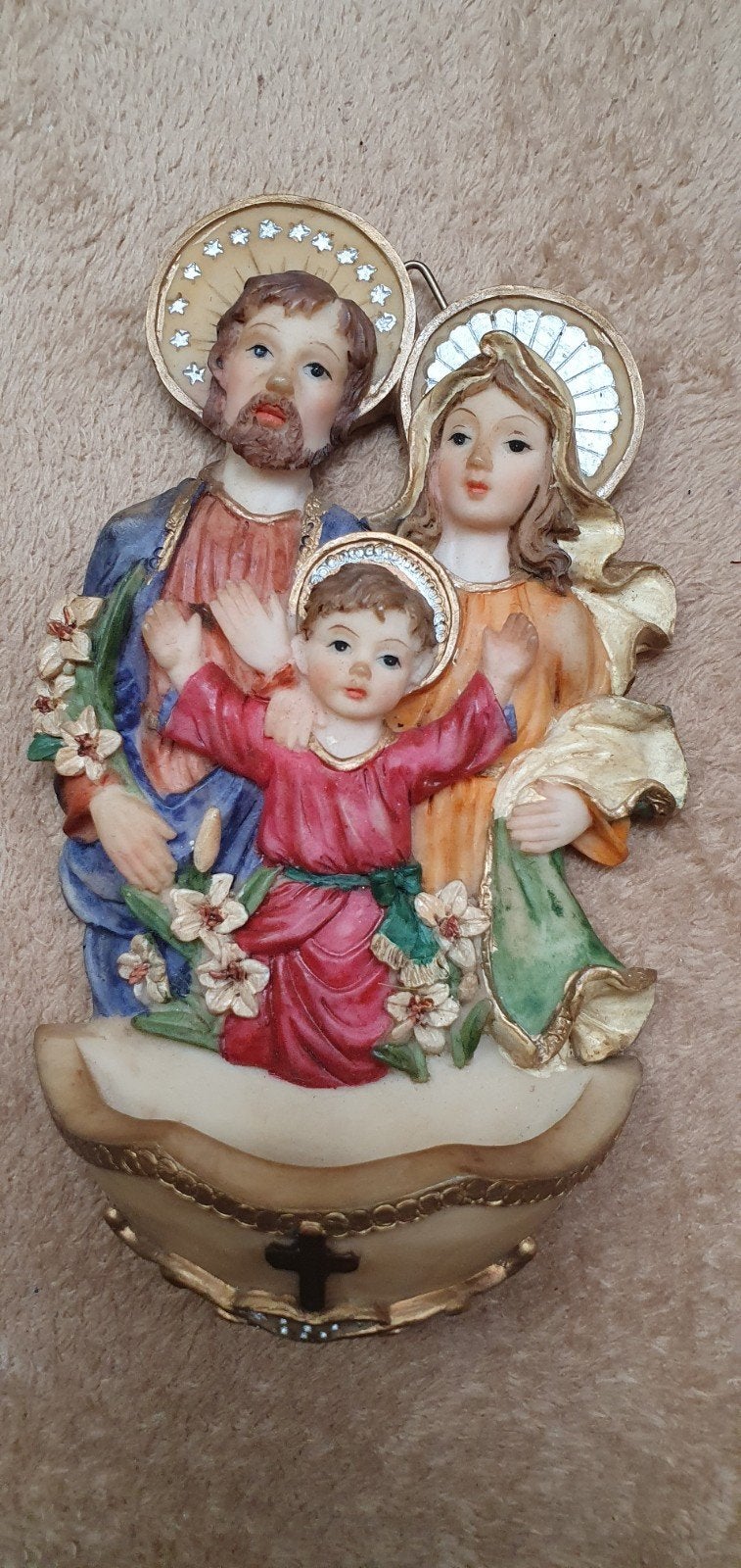 Baril d'eau bénite coloré | Holy Family, Antiquités & Art, Enlèvement ou Envoi