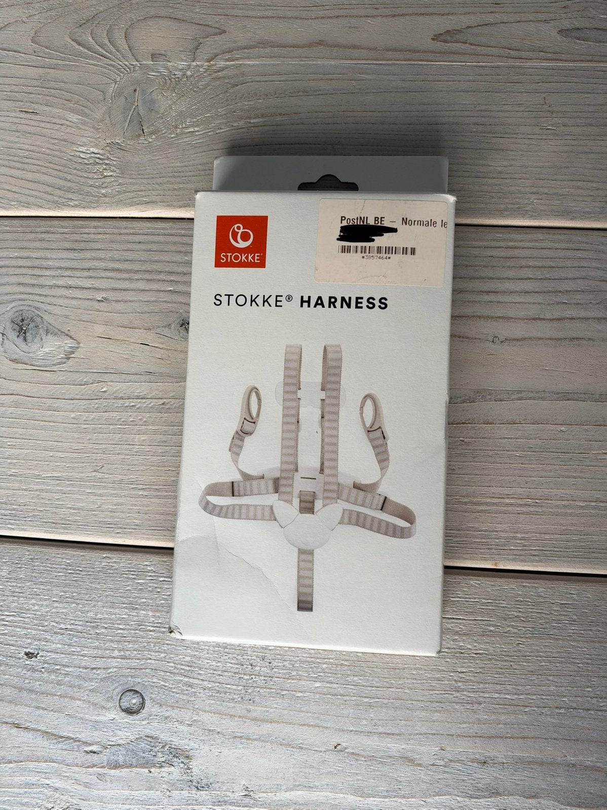 Stokke Harness Tuigje beige, Ophalen of Verzenden, Nieuw, Meegroeistoel, Gordel(s)
