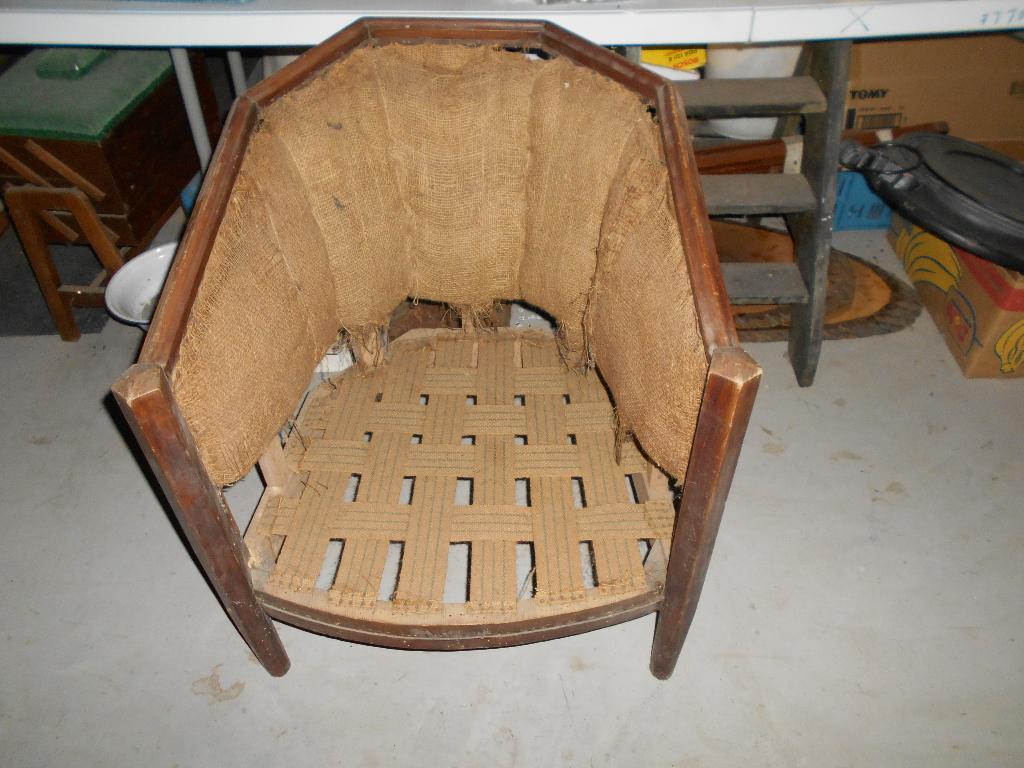 Art Deco en Louis-Philippe stoelen voor afwerking, Ophalen
