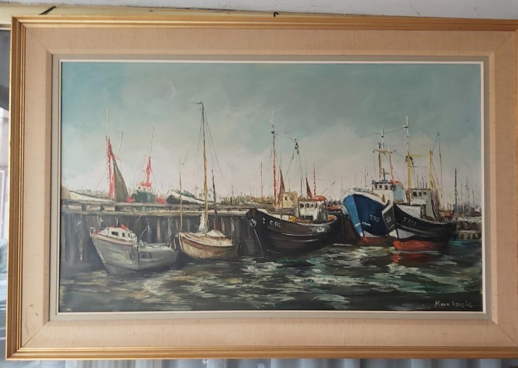 Marcel Van Loocke Zeebrugge vissersboten, Ophalen