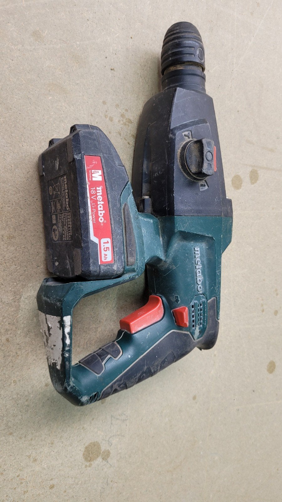 Metabo steenboor, Ophalen, Gebruikt, Boor- en/of Breekhamer, Klopboormechanisme
