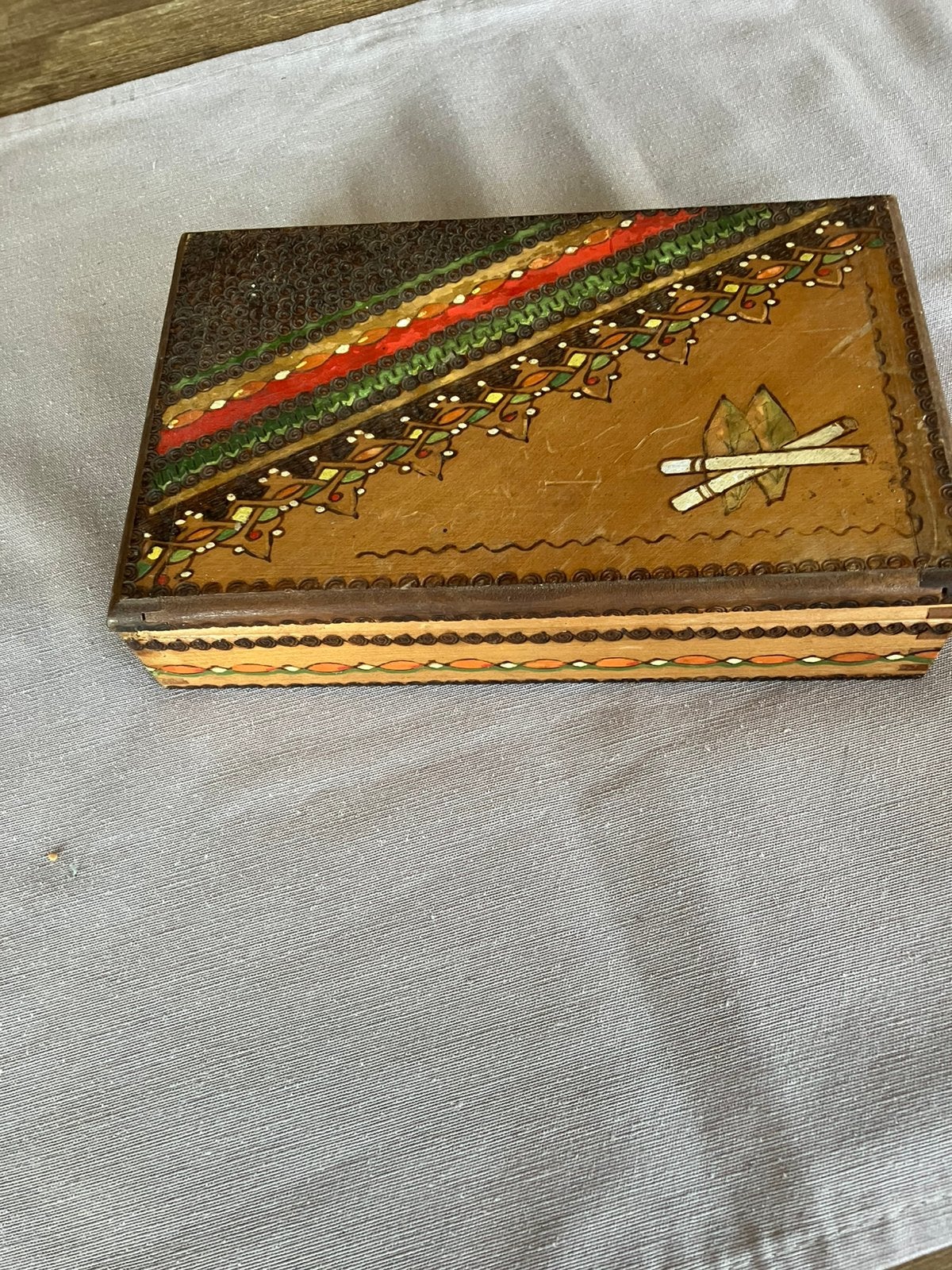 Oude sigaretten doos., Ophalen, Gebruikt, Overige typen