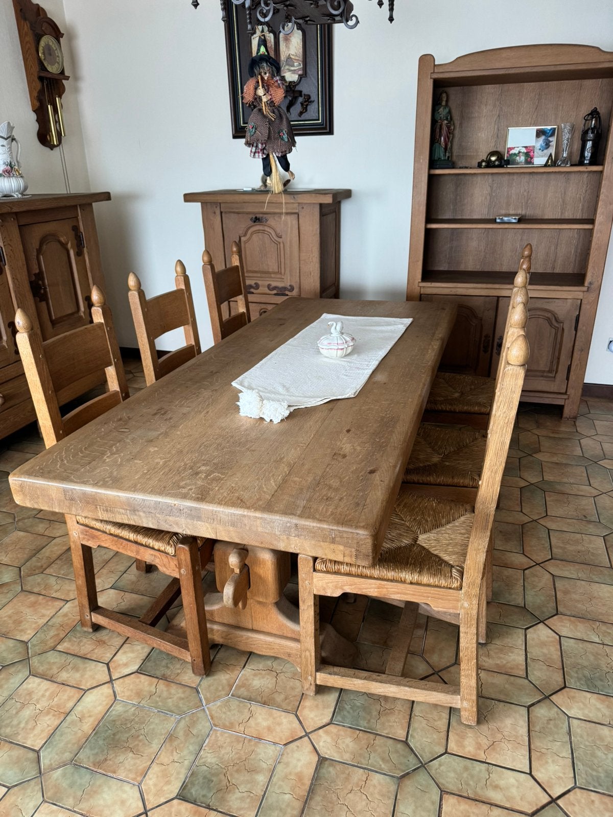 Complete eetkamer, Huis en Inrichting, Complete eetkamers, Ophalen, Zo goed als nieuw