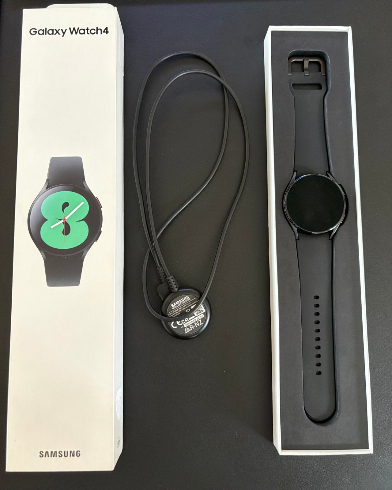 Samsung galaxy watch 4, Ophalen, Zo goed als nieuw, Zwart, Android