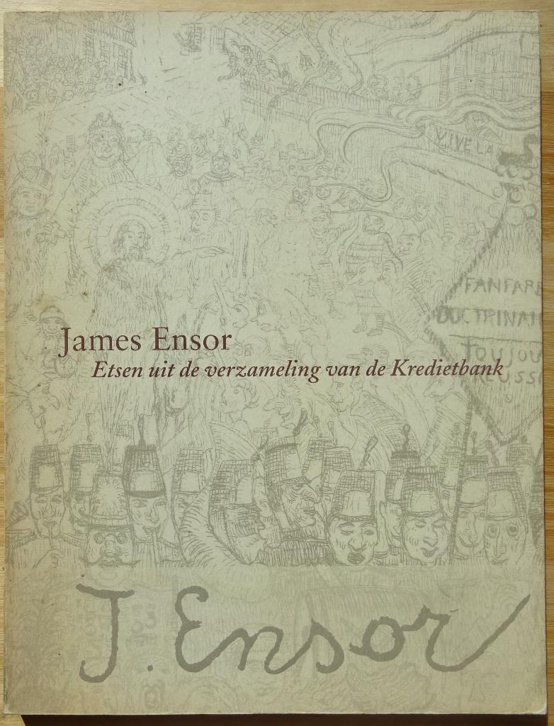 James Ensor, etsen uit de verzameling  Kredietbank, 1995, Ophalen of Verzenden, Gelezen, Schilder- en Tekenkunst