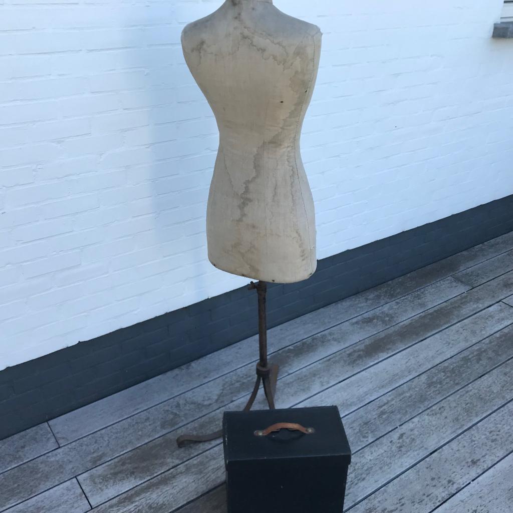 Oude Paspop en buishoed ., Antiek en Kunst, Ophalen