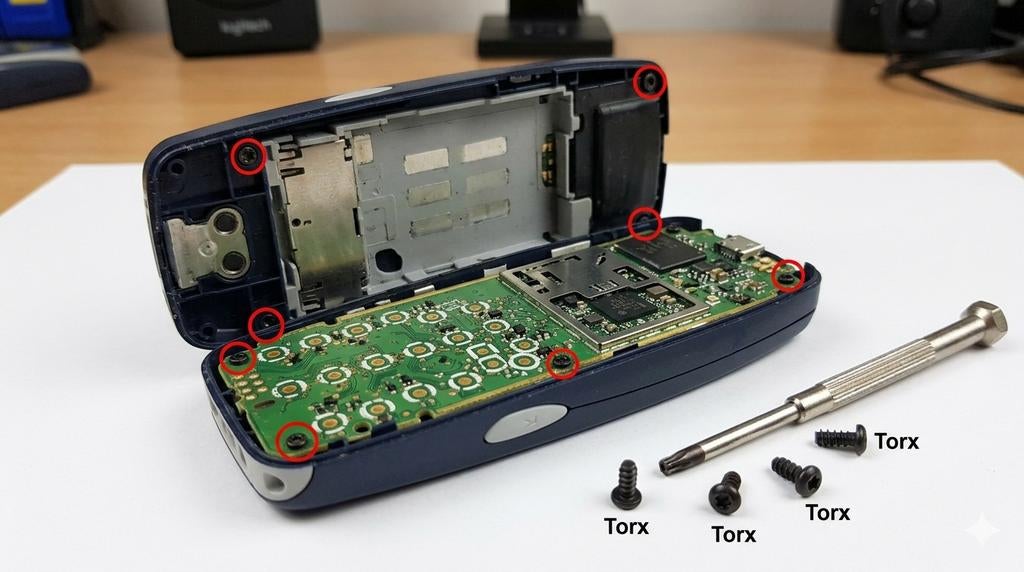 Lot de 12 vis Original Nokia 3310, Hobby & Loisirs créatifs, Composants électroniques, Utilisé, Enlèvement ou Envoi