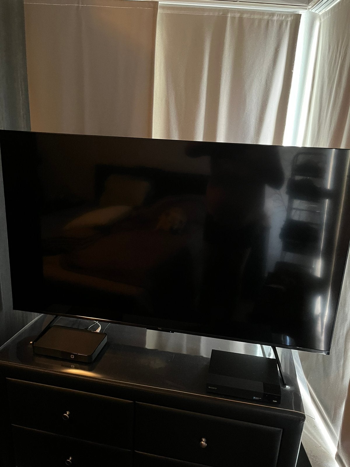 Tv merk tcl googel tv, LED, Zo goed als nieuw, 100 Hz, 40 tot 60 cm