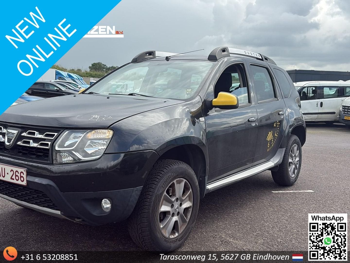 Dacia Duster 1.2 TCe 4x2 Ambiance | BOBINE NIET 100%! |, Auto's, Dacia, Duster, Zwart, Bedrijf, Electronic Stability Program (ESP)