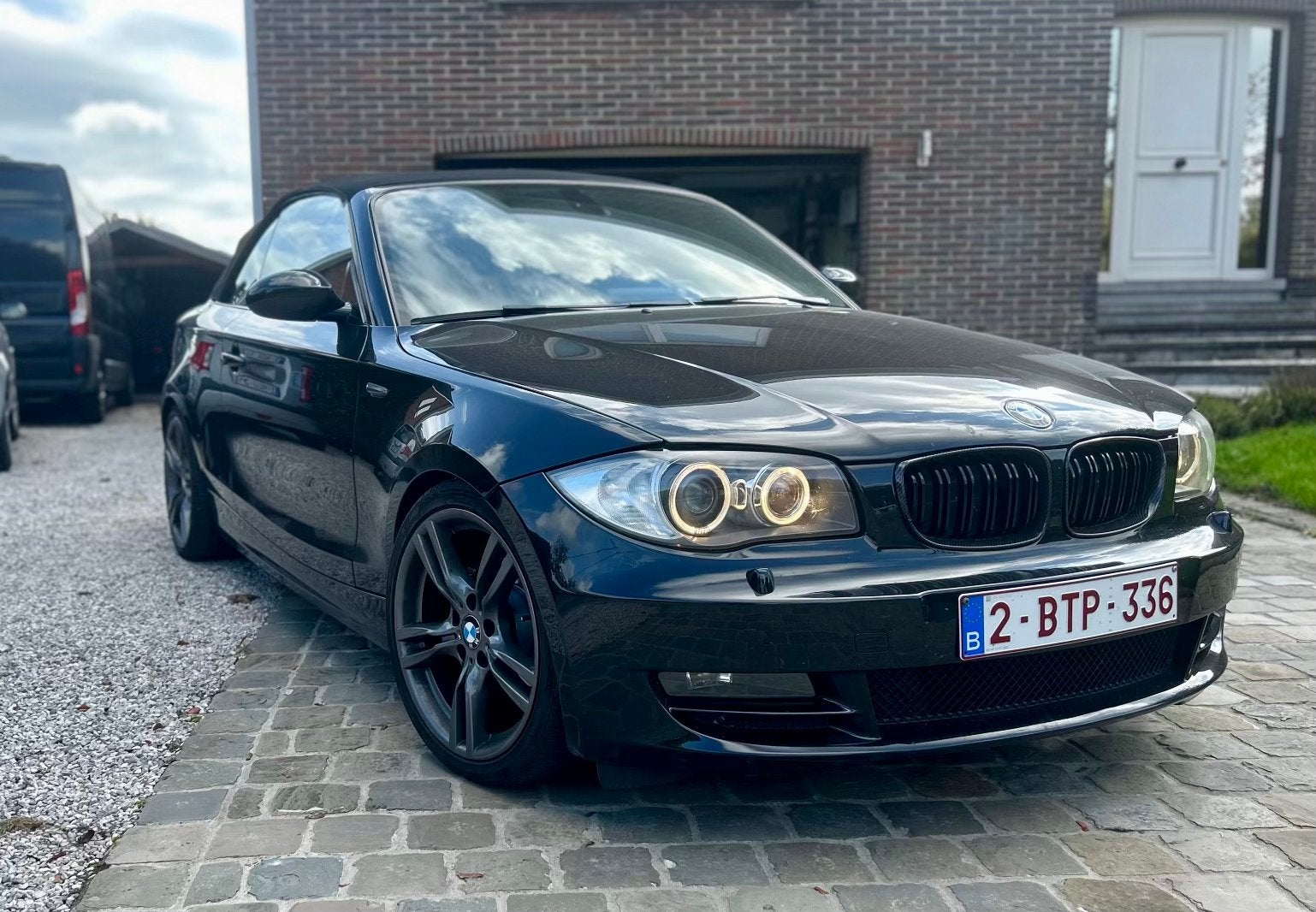 BMW 125i e88 automatic sport ophanging, Autos, Cuir, Achat, Cabriolet, Noir