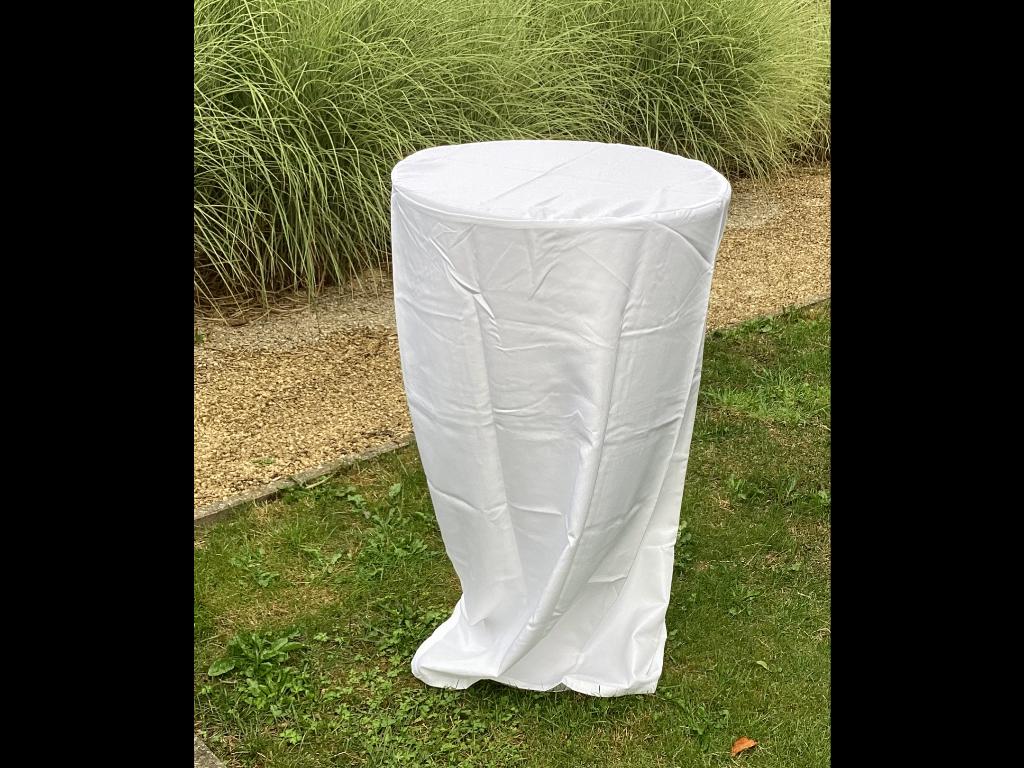 Coctailtafeltje met kleed, Ophalen, Gebruikt, Rond, Modern