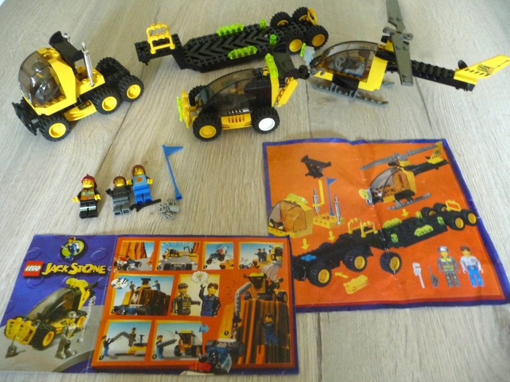 LEGO Jack Stone sets (4616, 4603, 4607), Lego, Ophalen of Verzenden, Zo goed als nieuw, Inclusief instructies