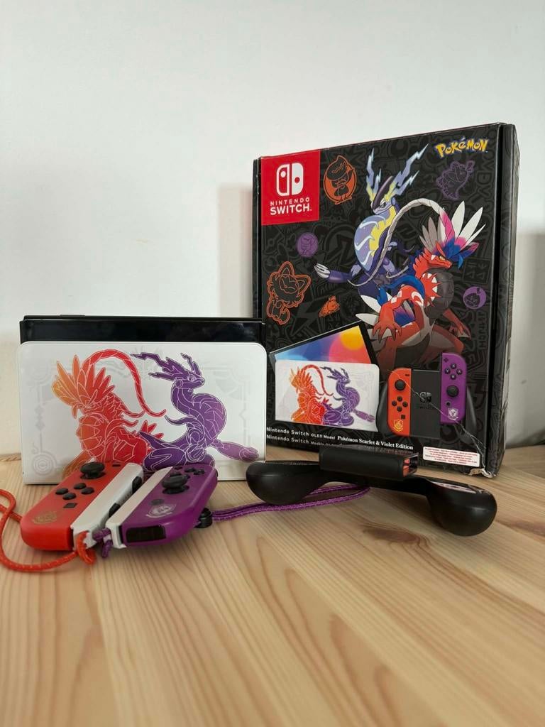Switch Oled Pokémon Scarlet & Violet Edition, Consoles de jeu & Jeux vidéo, Enlèvement ou Envoi, Switch OLED