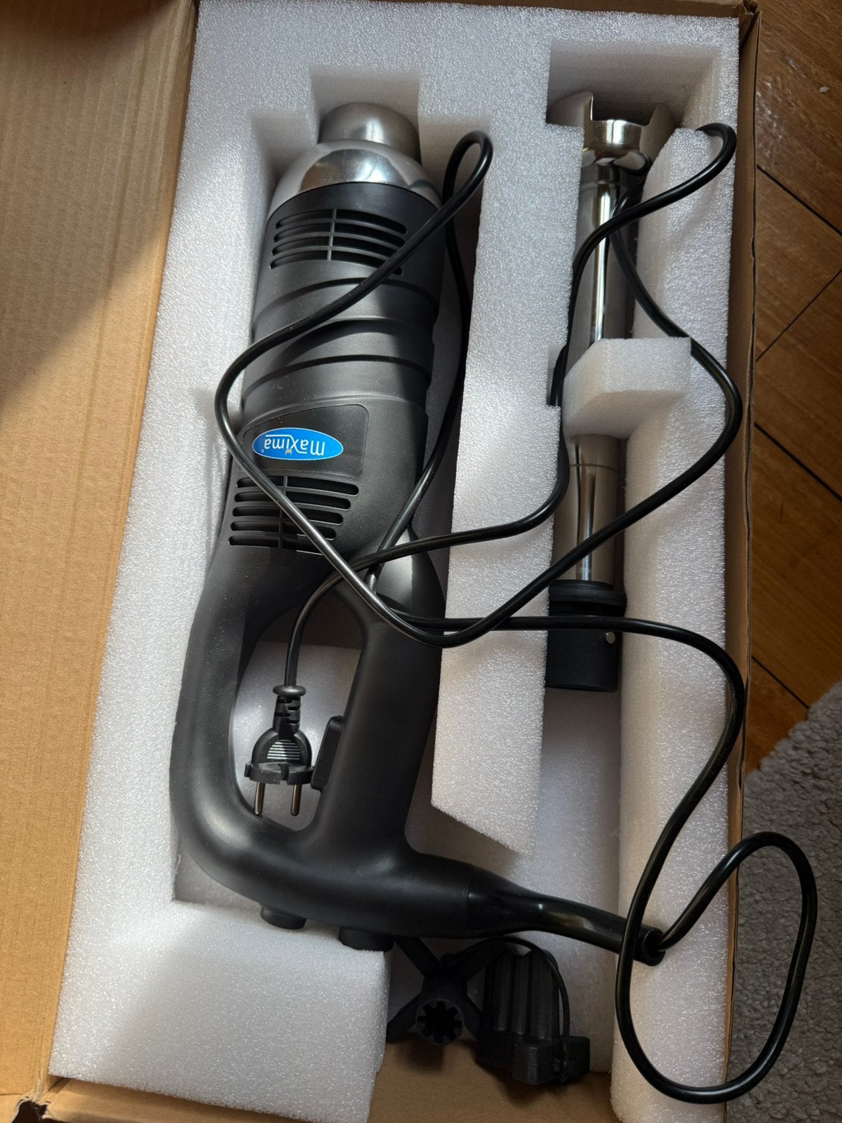 Mixeur Plongeant Pro Maxima 450W + Fouet 250mm (État Neuf), Electroménager, Enlèvement, Comme neuf