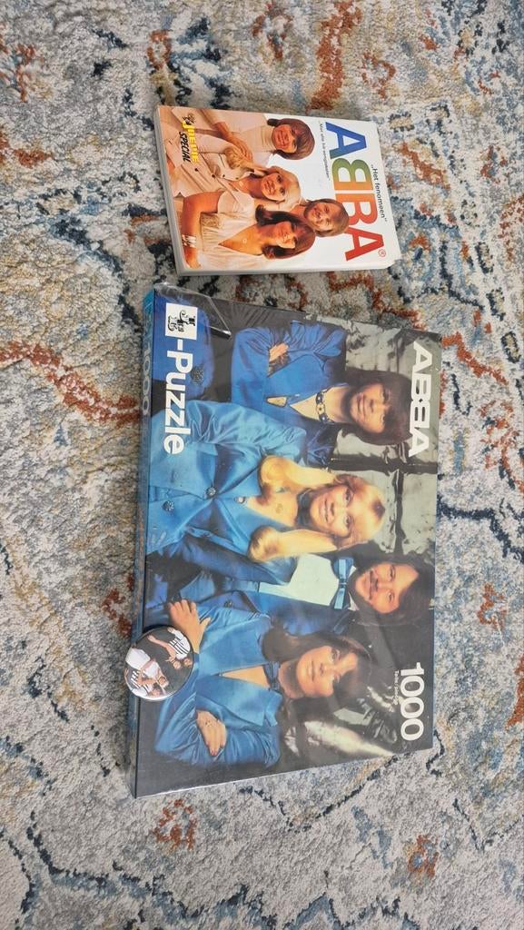 ABBA collectie, puzzel boek en pin, Ophalen
