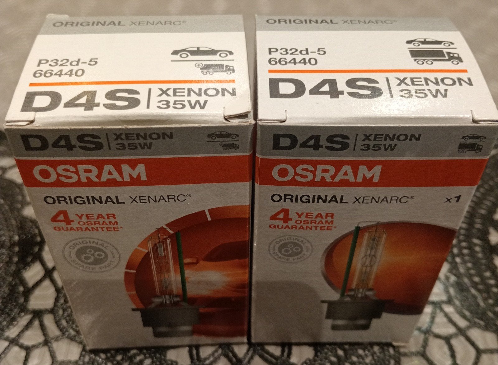 Lot de 2 Ampoules Xénon D4S OSRAM XENARC Original - NEUVES, Enlèvement ou Envoi