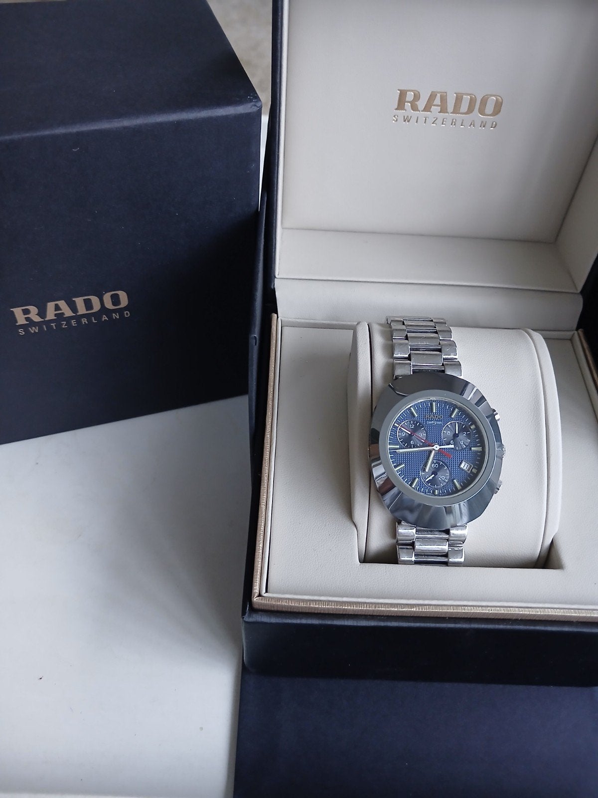 magnifique montre rado diastar  chrono, Enlèvement