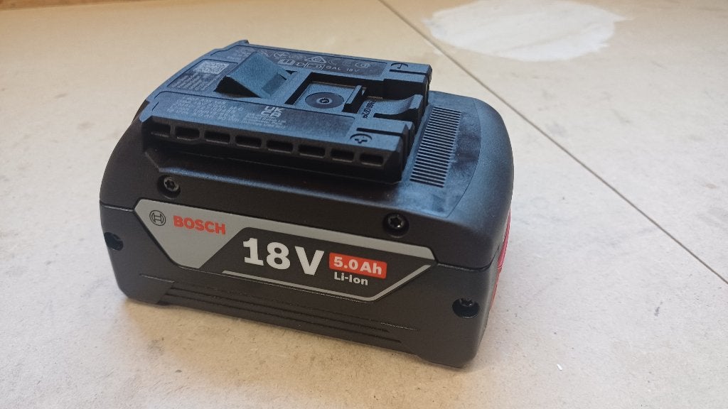 Batterie Bosch Pro 18 volts - 5,0 Ah avec indicateur neuf, Enlèvement ou Envoi, Neuf, Accessoires
