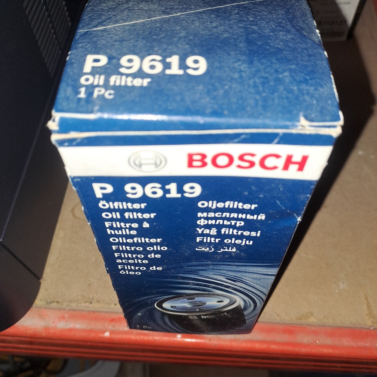 Nouveau filtre à huile Bosch P 9619, Enlèvement, Neuf, Audi