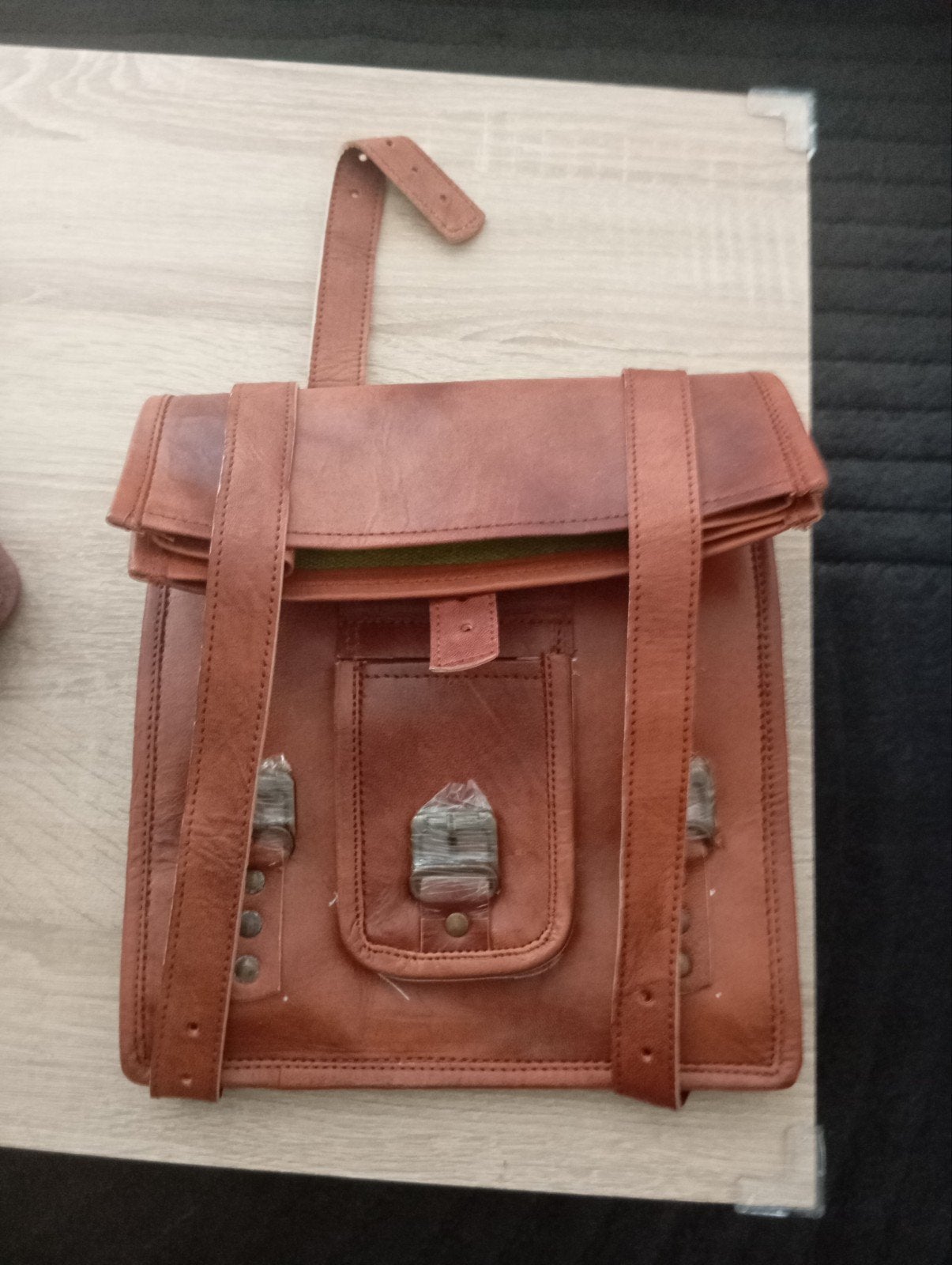 Leren fietstassen – set van 3 nieuwe, Bijoux, Sacs & Beauté, Enlèvement
