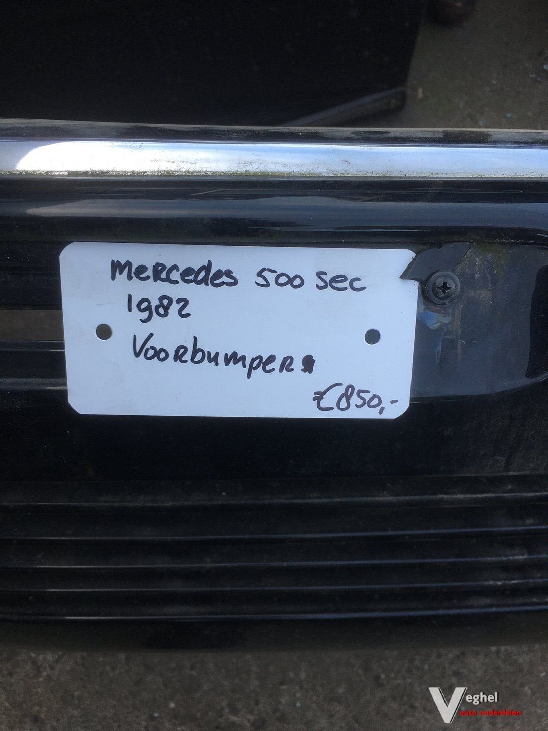 Mercedes 500 SEC 1982  Voorbumper, Gebruikt, -, Voor, -