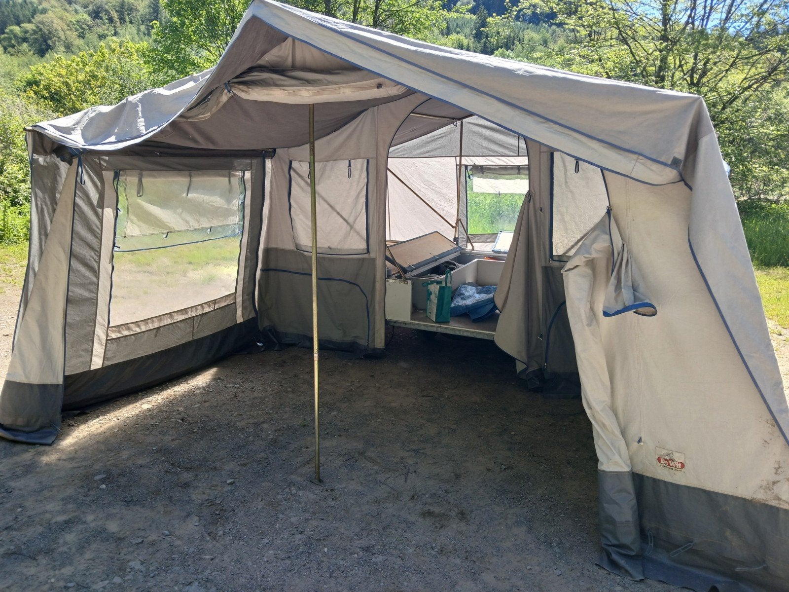 tente pliante, Caravans en Kamperen, Tenten, Ophalen, Gebruikt, Tot en met 4
