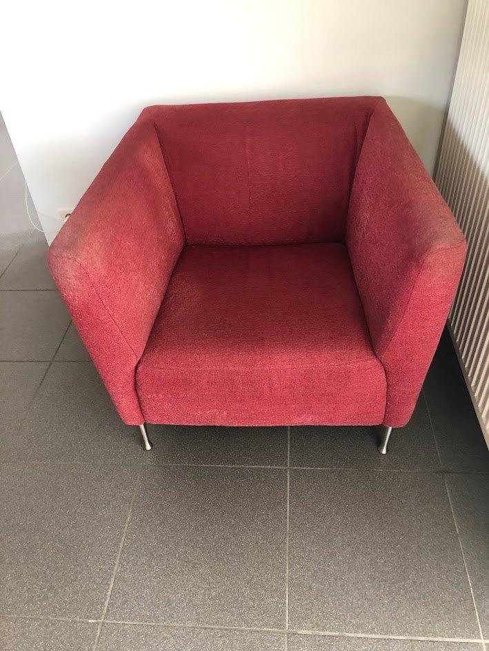 Twee fauteuils, Ophalen, Gebruikt, 75 tot 100 cm, 75 tot 100 cm