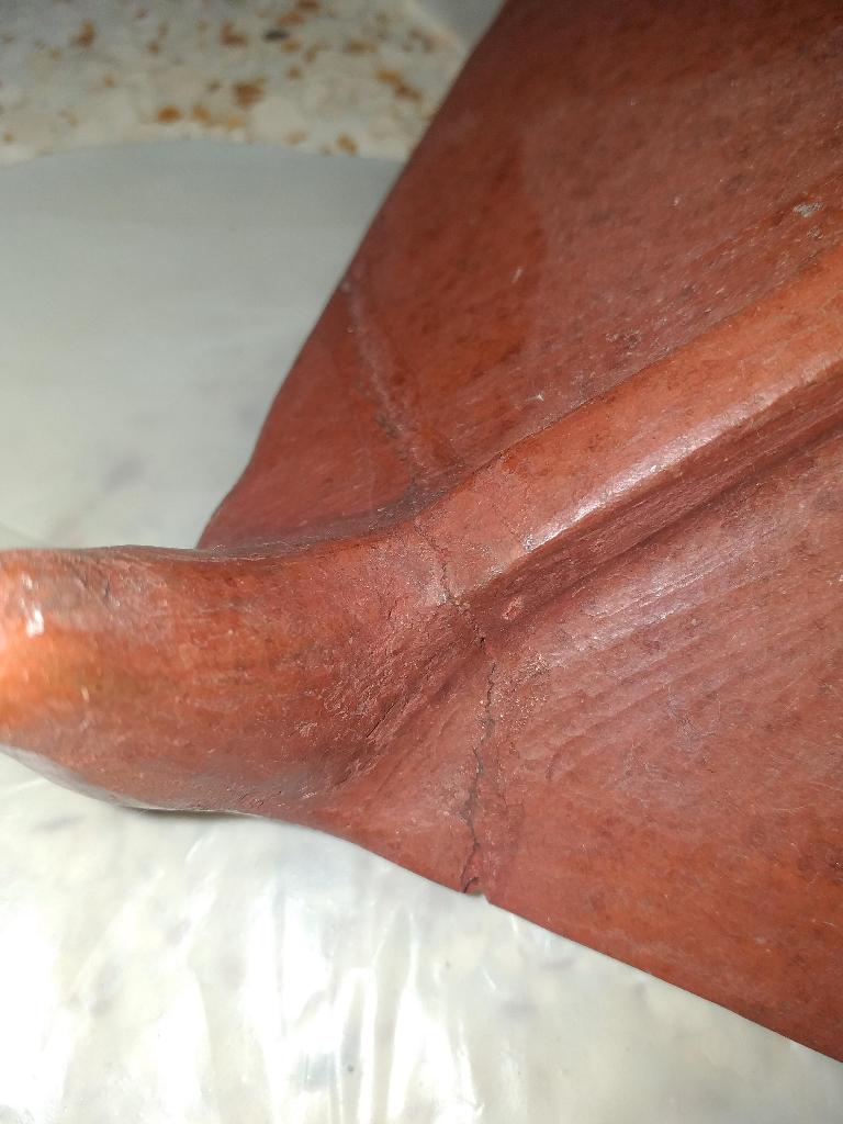 Terracotta-sculptuur in Aziatische stijl (gerestaureerd), Antiek en Kunst, Kunst | Beelden en Houtsnijwerken, Handgemaakt, Overige onderwerpen