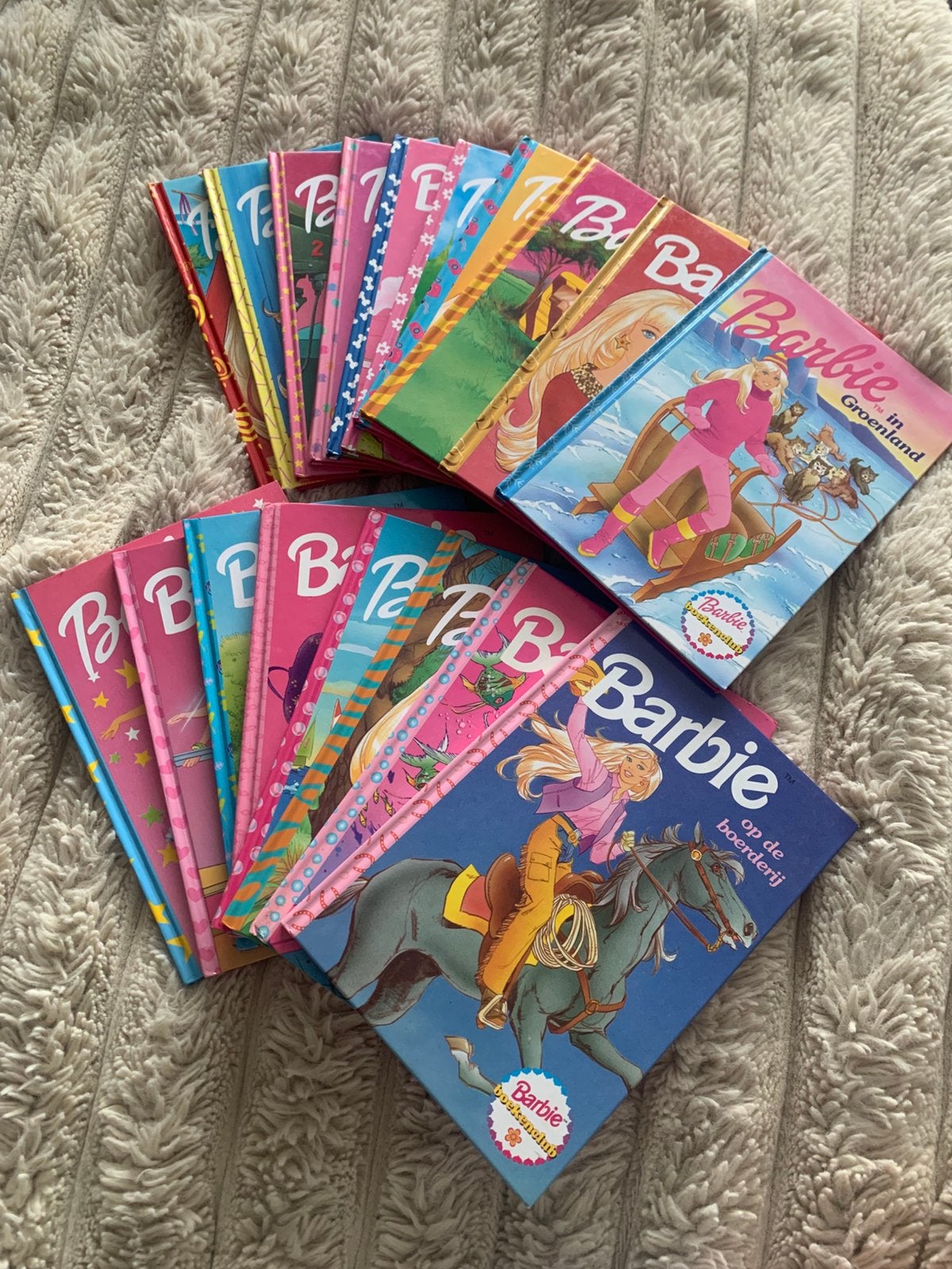 Barbie Book Club  - 17 livres vintage à couverture rigide, Enlèvement, Comme neuf