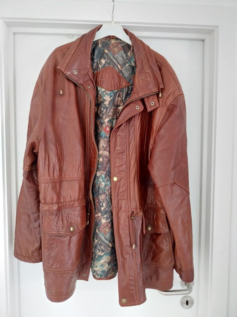 Manteau en cuir souple de mouton, Enlèvement