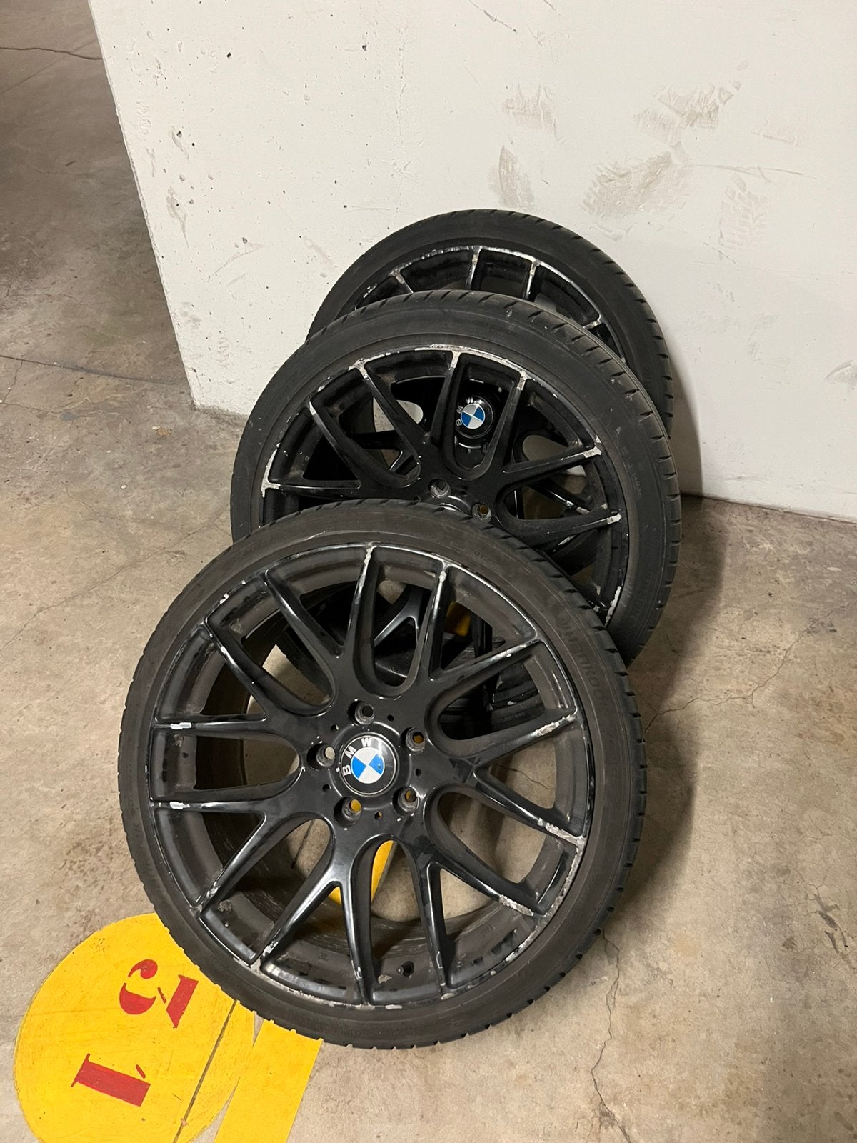 Jantes larges de 19 po pour BMW et pneus Hankook, Autos : Pièces & Accessoires, Enlèvement, 19 pouces, Pneu(s)