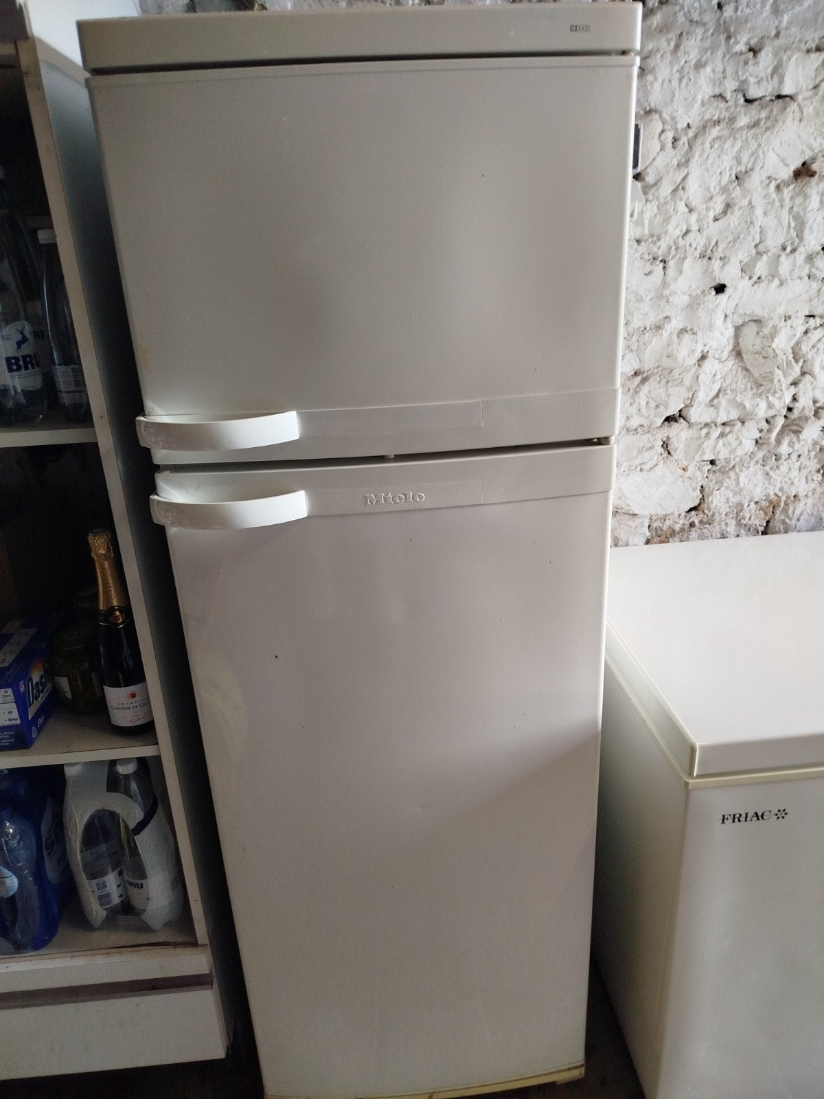 Frigo deux porte Miele, Enlèvement