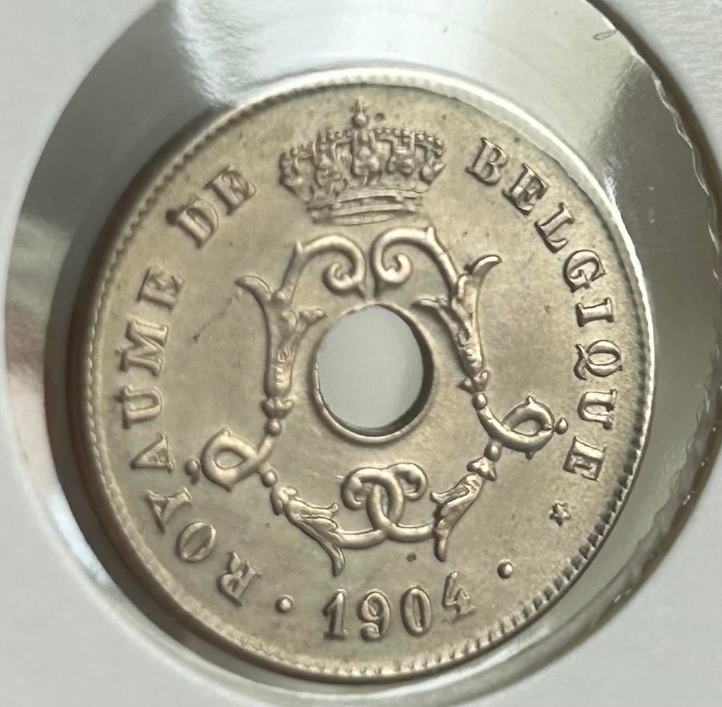 10 cent 1904 frans leopold 2 kwaliteit, Postzegels en Munten, Ophalen of Verzenden