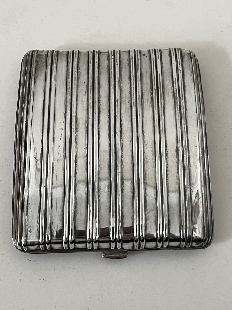 Wolfers Frères - Boîte à cigarettes - argent 800 140g, Enlèvement ou Envoi, Argent