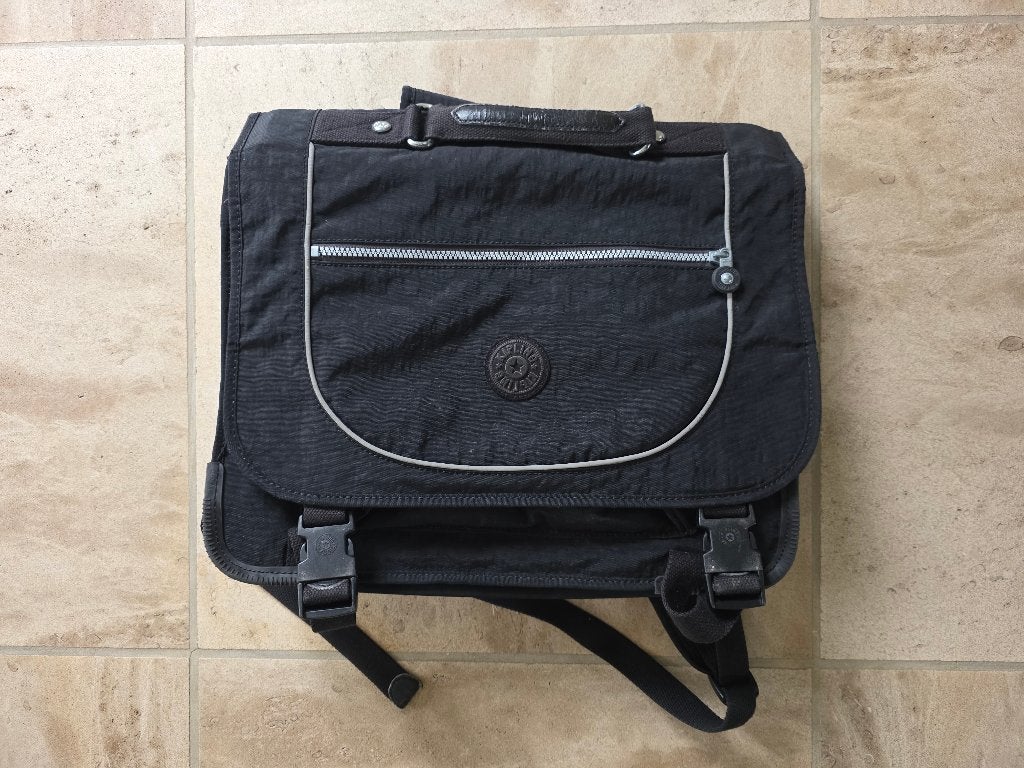 Zwarte boekentas van Kipling voor de lagere school, Enlèvement ou Envoi, 30 à 40 cm, 30 à 40 cm, Comme neuf