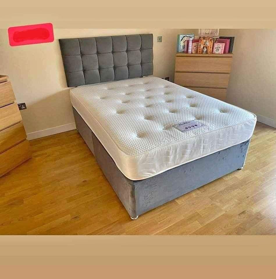 Lit et matelas (paiement à la livraison), Maison & Meubles, Chambre à coucher | Lits, Neuf, Autres couleurs, Autres dimensions
