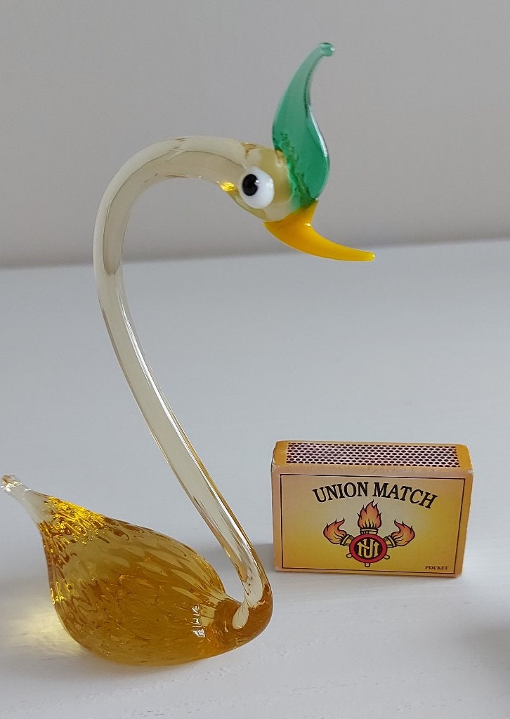 glazen Murano zwaan, Antiek en Kunst, Ophalen of Verzenden